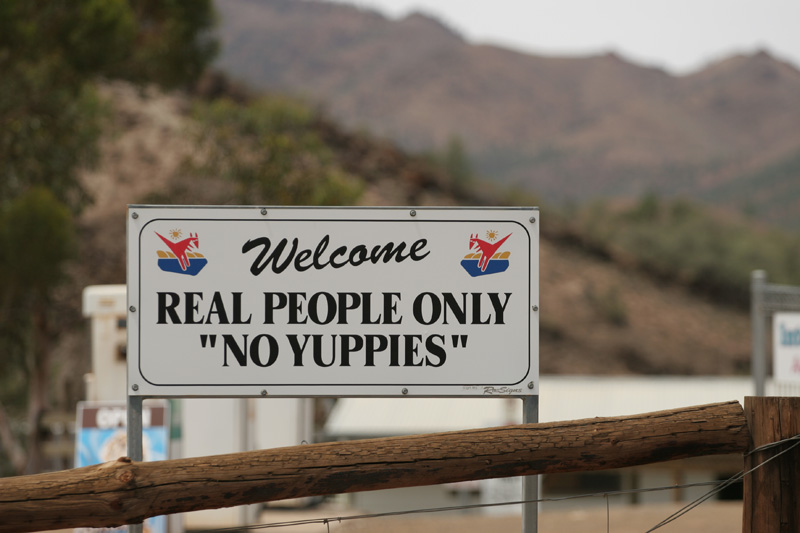 yappies not welcome